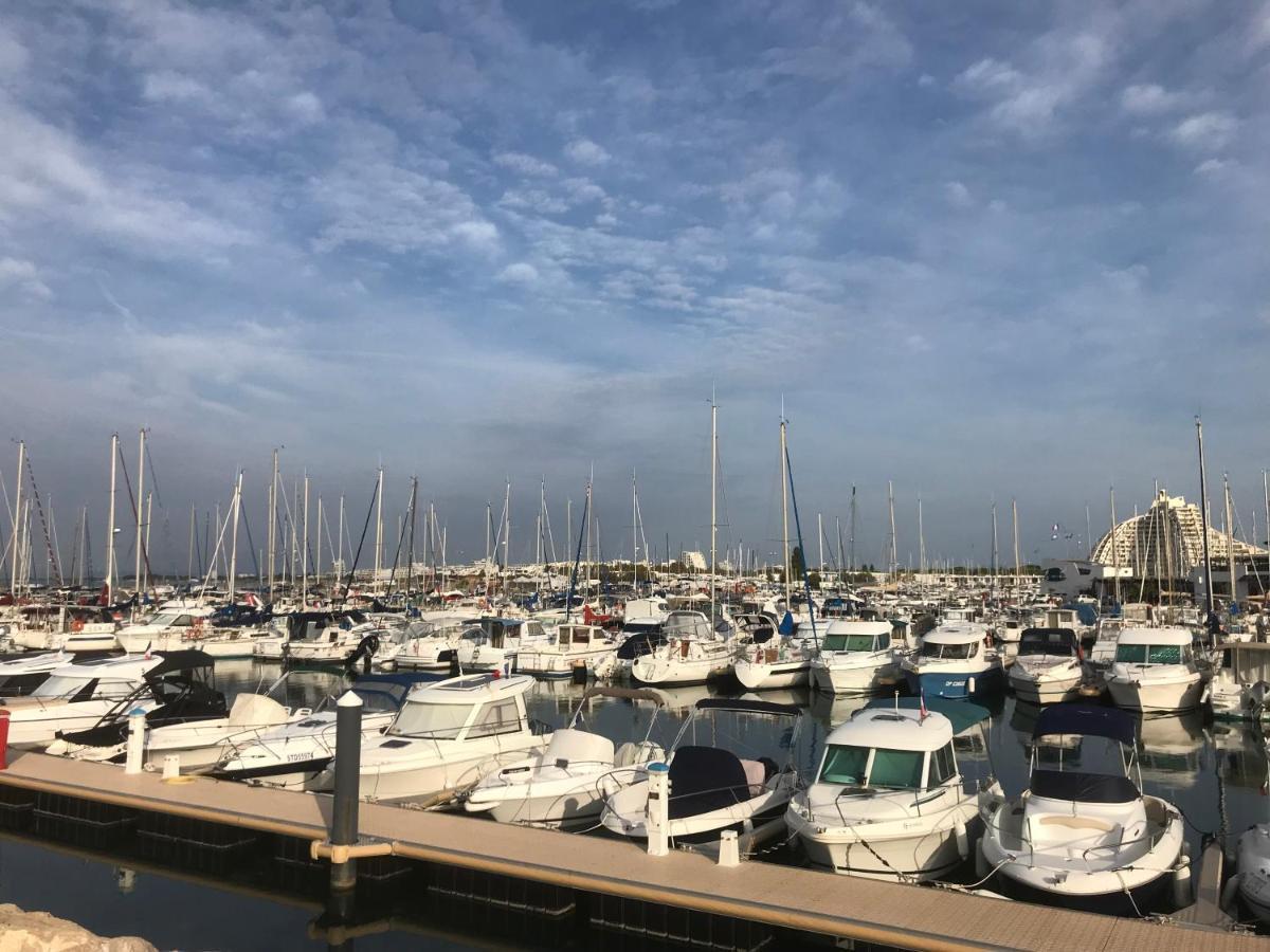Studio 2-3 Pers Parking Clim Vue Port Et Mer La Grande Motte Dış mekan fotoğraf