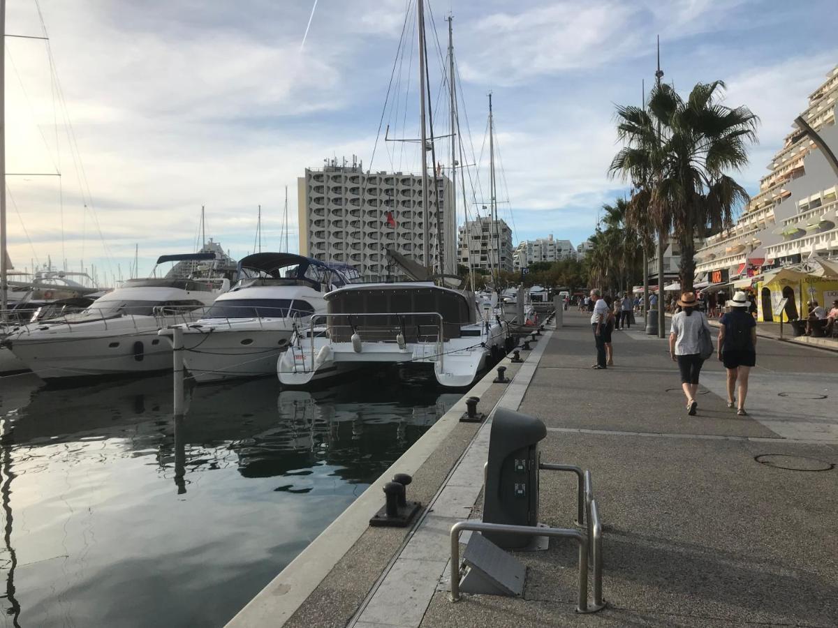 Studio 2-3 Pers Parking Clim Vue Port Et Mer La Grande Motte Dış mekan fotoğraf