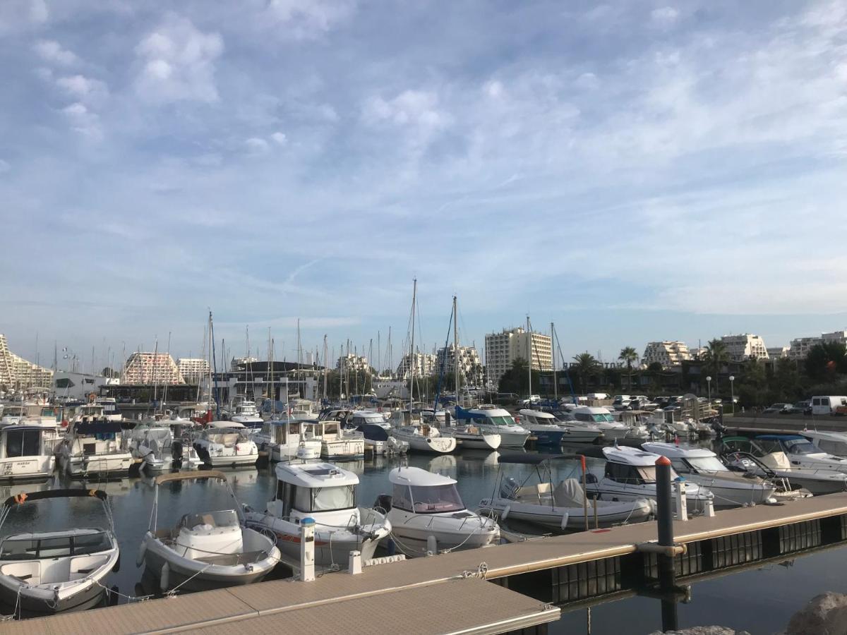 Studio 2-3 Pers Parking Clim Vue Port Et Mer La Grande Motte Dış mekan fotoğraf