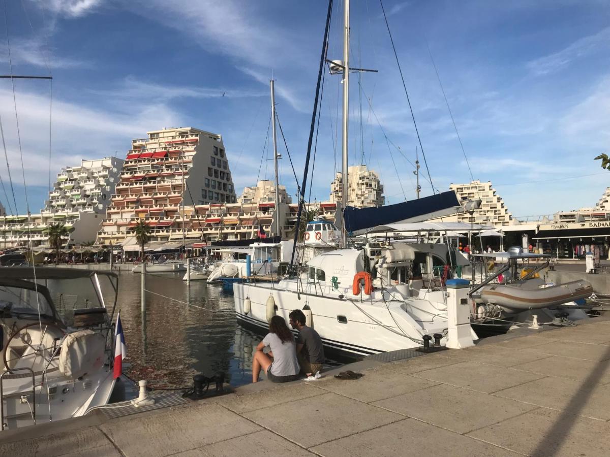 Studio 2-3 Pers Parking Clim Vue Port Et Mer La Grande Motte Dış mekan fotoğraf