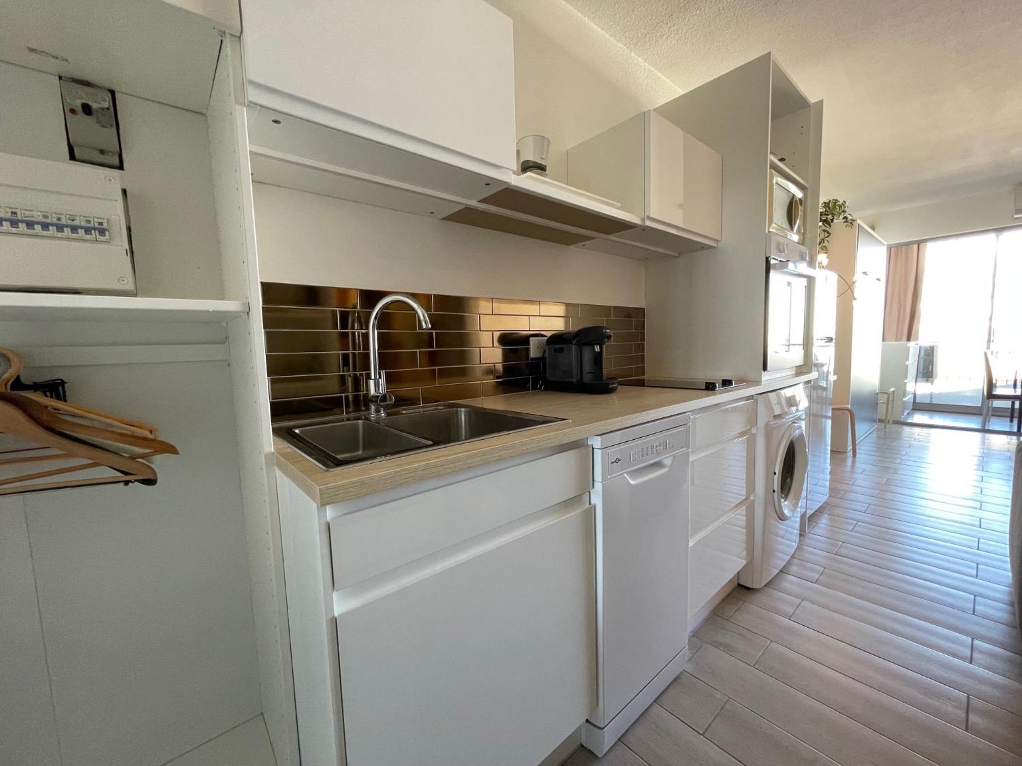 Studio 2-3 Pers Parking Clim Vue Port Et Mer La Grande Motte Dış mekan fotoğraf