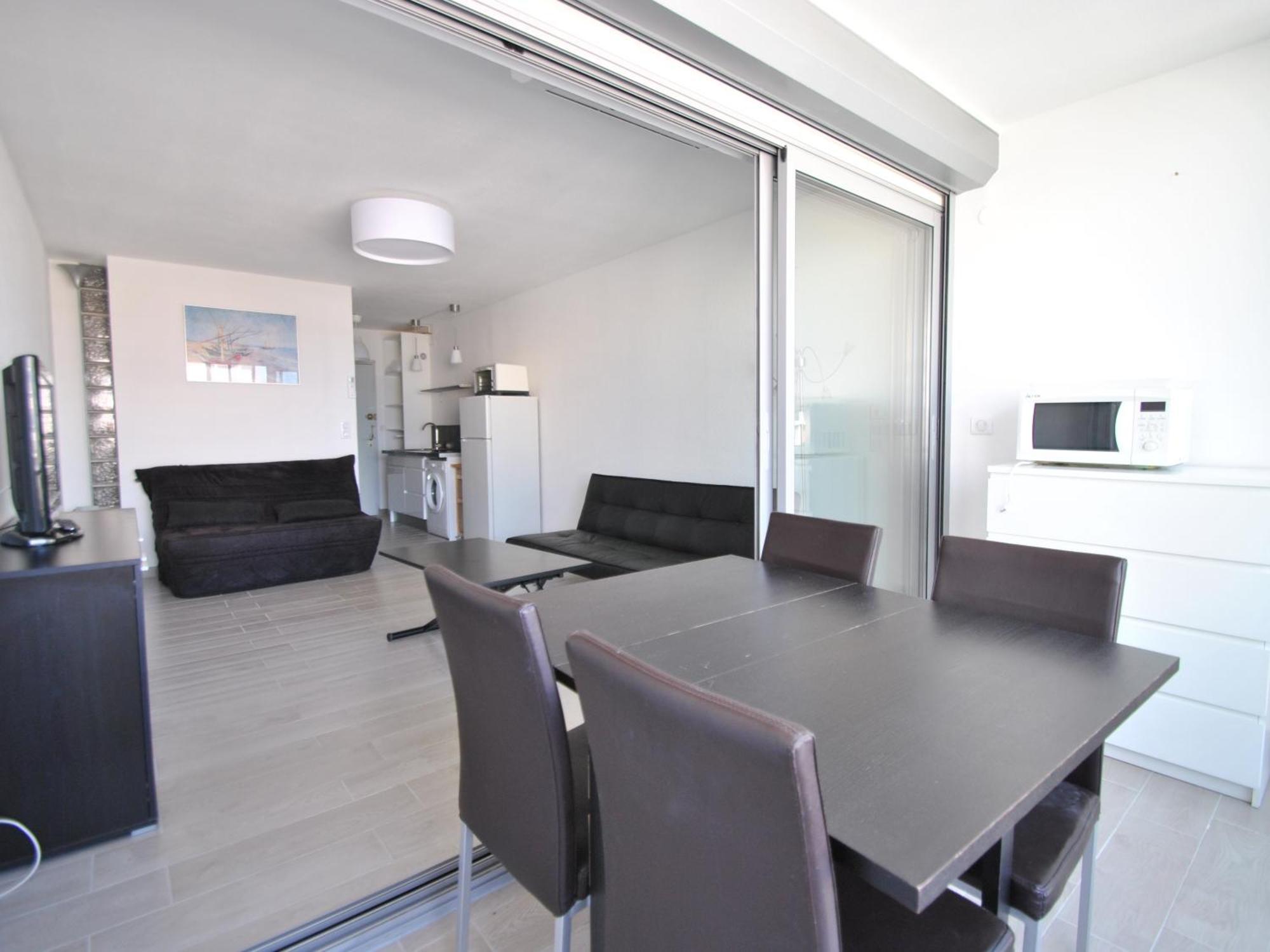 Studio 2-3 Pers Parking Clim Vue Port Et Mer La Grande Motte Oda fotoğraf